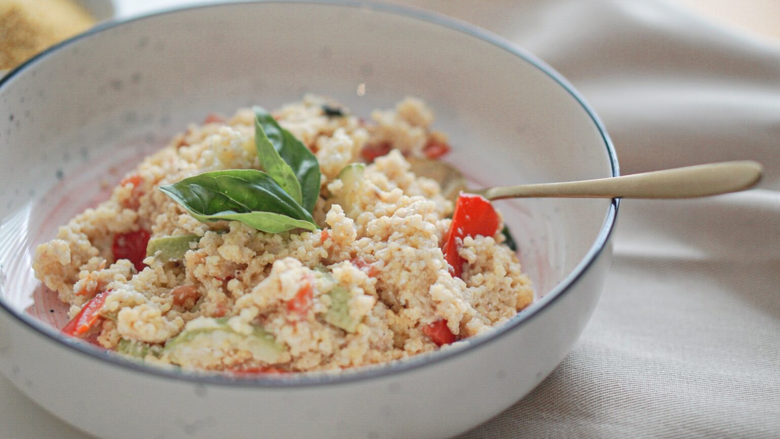Vegan Millet Risotto With Cashew Sauce EYLEM ABACI